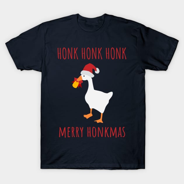 Untitled Goose Christmas T-Shirt by DigitalCleo